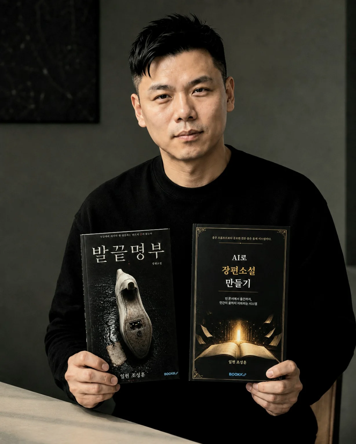 책을 들고 있는 일현 조성훈